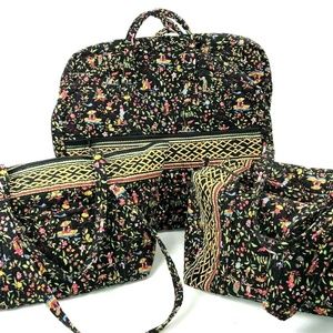 Vera Bradley Asian Theme Luggage 3-Piece Set